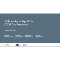 Cover photo thumbnail for Collaborating to Expand the CEDS Data Warehouse